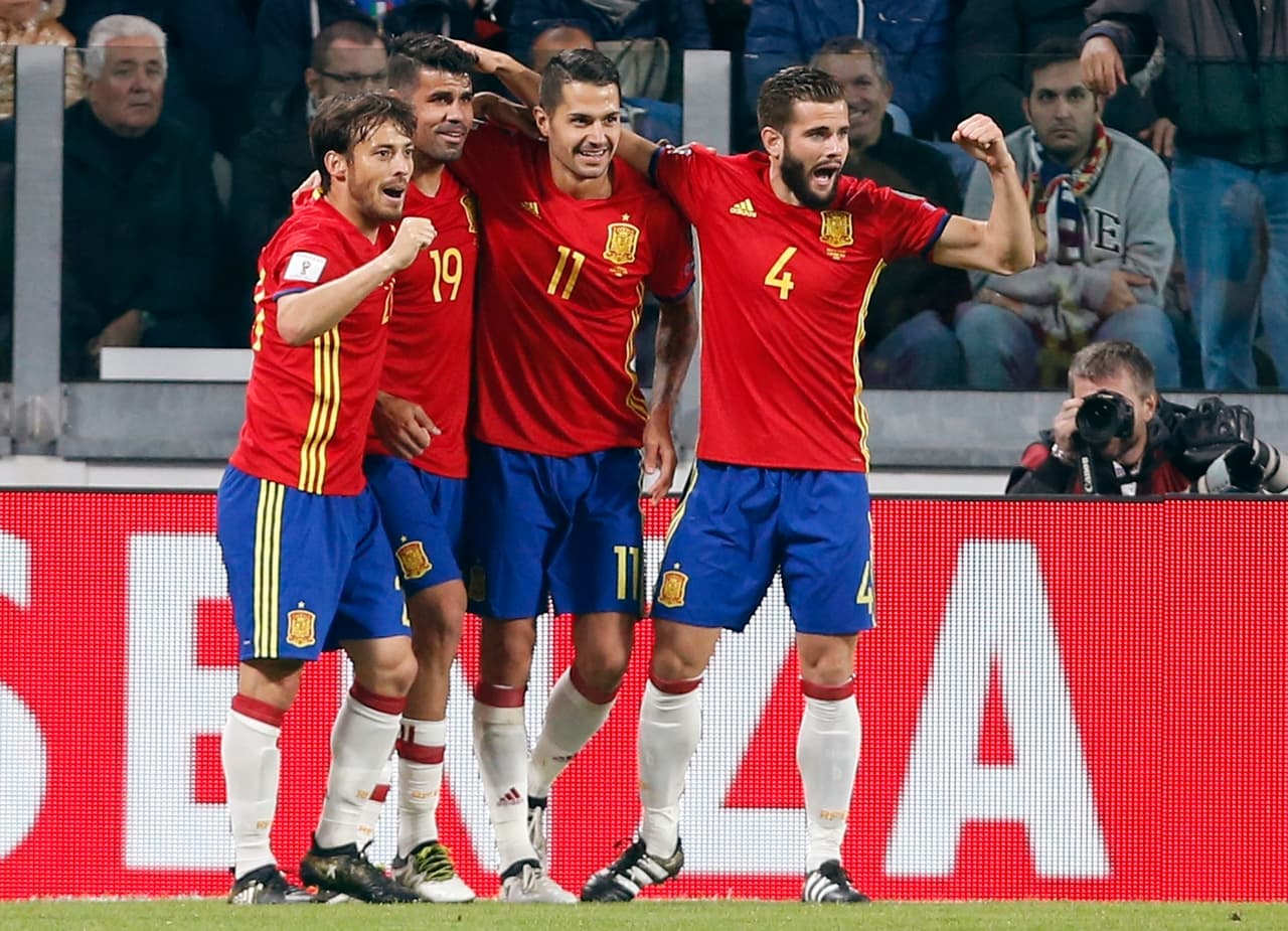 Vitolo anotó el tanto de los españoles que abrieron el marcador al minuto 55 y con lo que se llevaban un valioso botín.