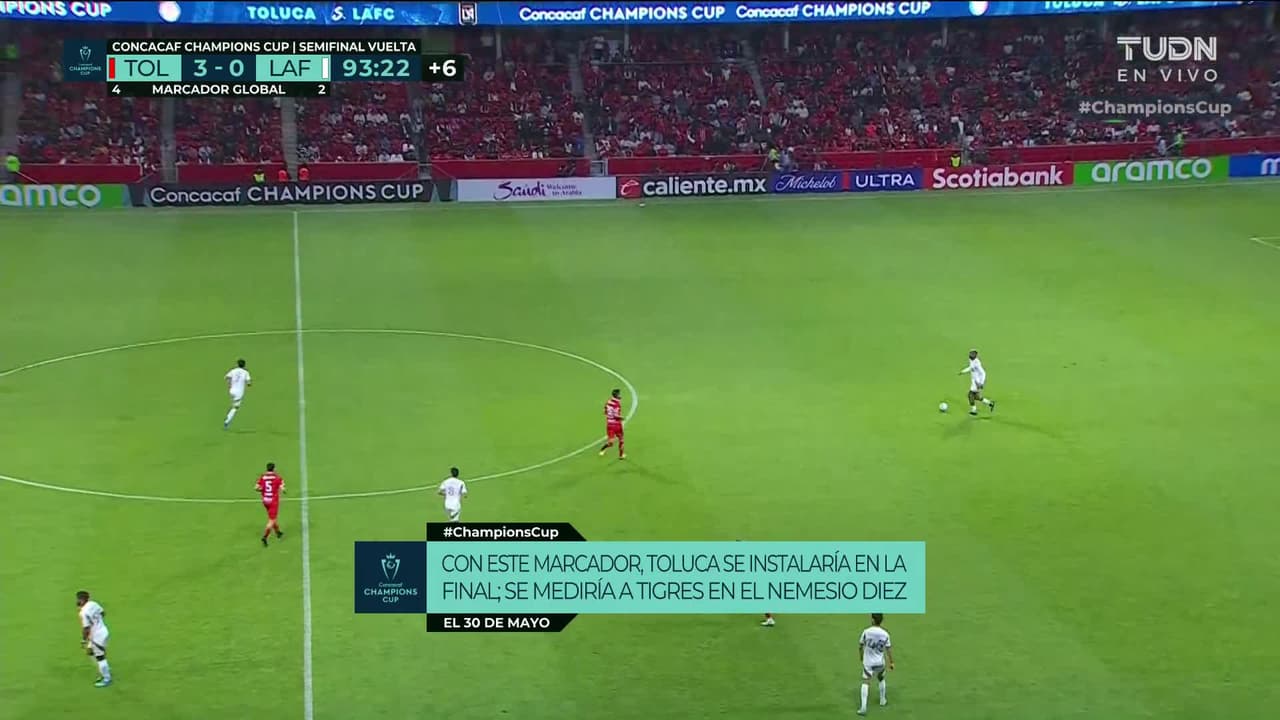 ¡GOL!  anota para Toluca. Paulinho