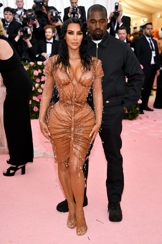 Una de las peleas más grandes fue en el Met Gala 2019 cuando Kanye declaró que el vestido de Kim era "demasiado revelador".