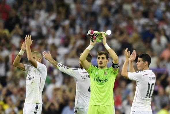 Celebración del Real Madrid qeu sigue mostrando un nivel impresionante.