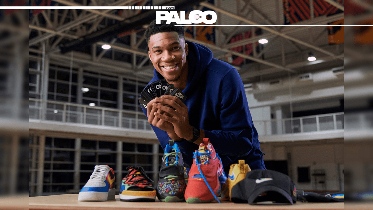 Giannis Antetokounmpo lanza increíble colección con ‘Uno’ | Aparte de buscar el segundo anillo con los Milwaukee Bucks, el jugador griego mezcló sus tenis y su juego favorito de mesa.