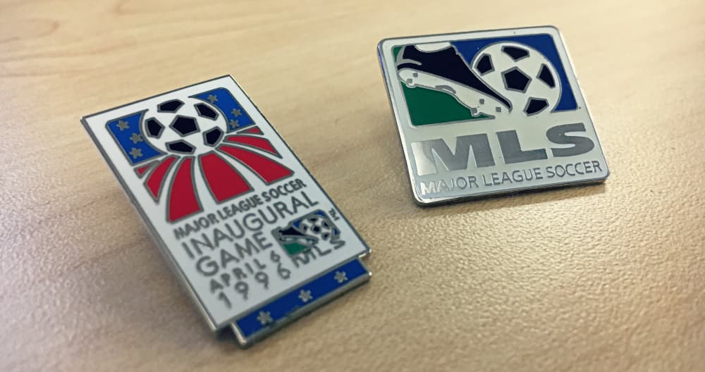 MLS creó en ese entonces estos pins conmemorativos, que hoy son objetos apreciados por los coleccionistas.