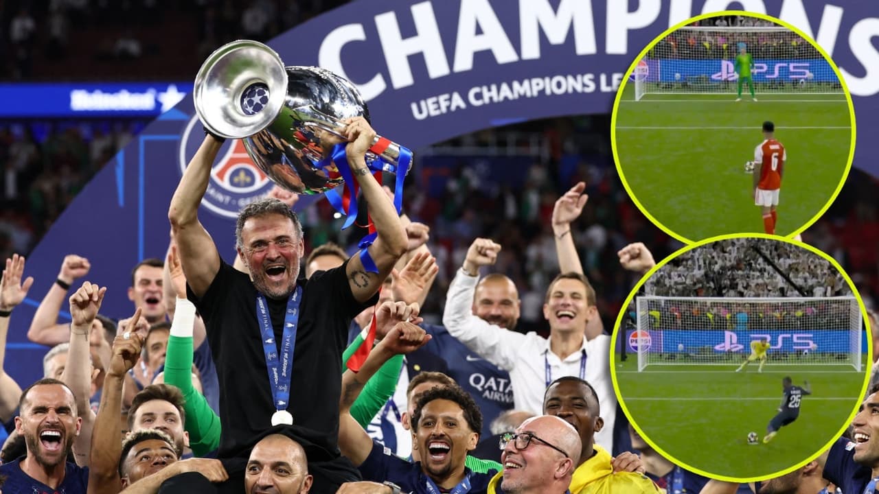 PSG y Arsenal protagonizan otra final de Champions League decidida en penales