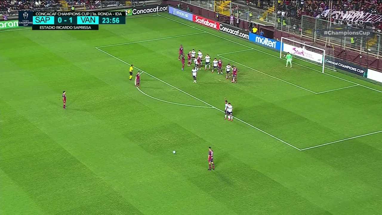 ¡TIRO ATAJADO! disparo por Mariano Torres.