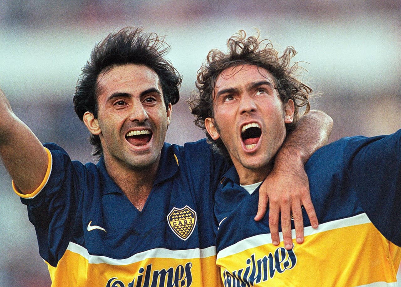 El 'Manteca' jugó 165 partidos con Boca y consiguió marcar 86 goles, lo cual le da un promedio de 0,52.