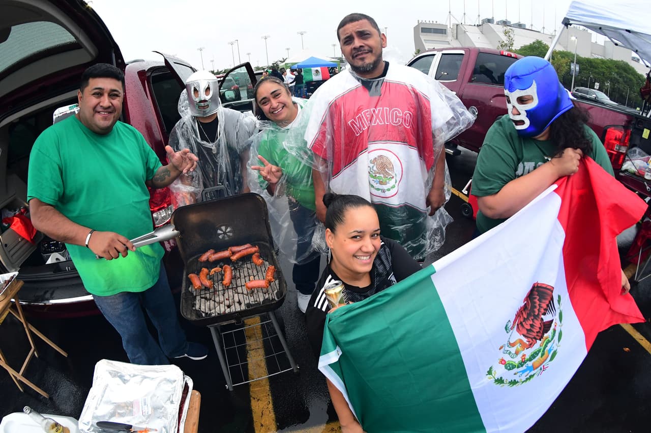 Así se encuentra el ambiente en el MetLife Stadium para el ¡Choque de Gigantes!