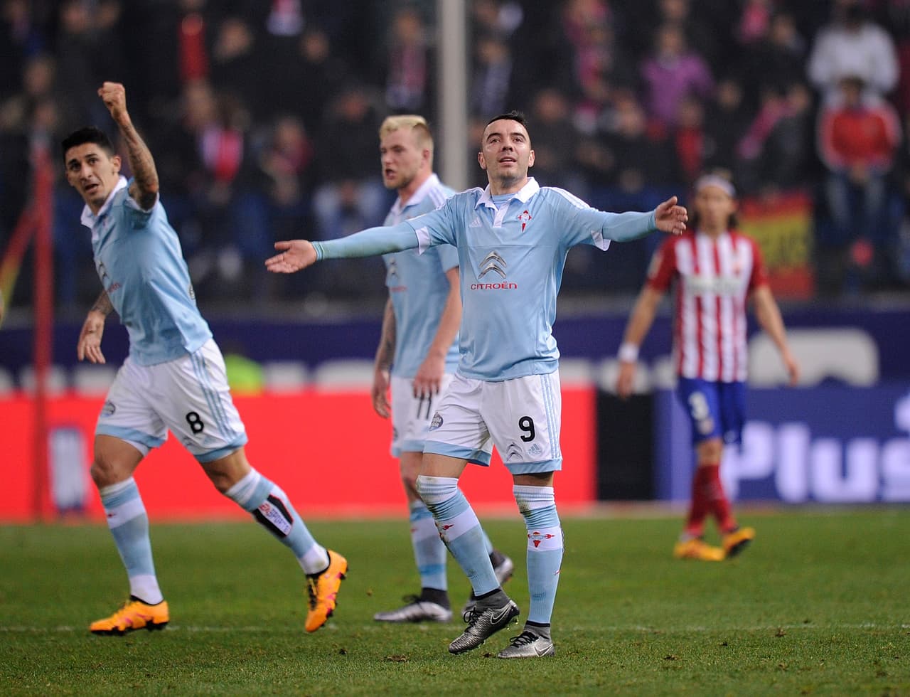 Atlético de Madrid 2-3 Celta: El Celta conquista el Calderón y las semifinales de Copa