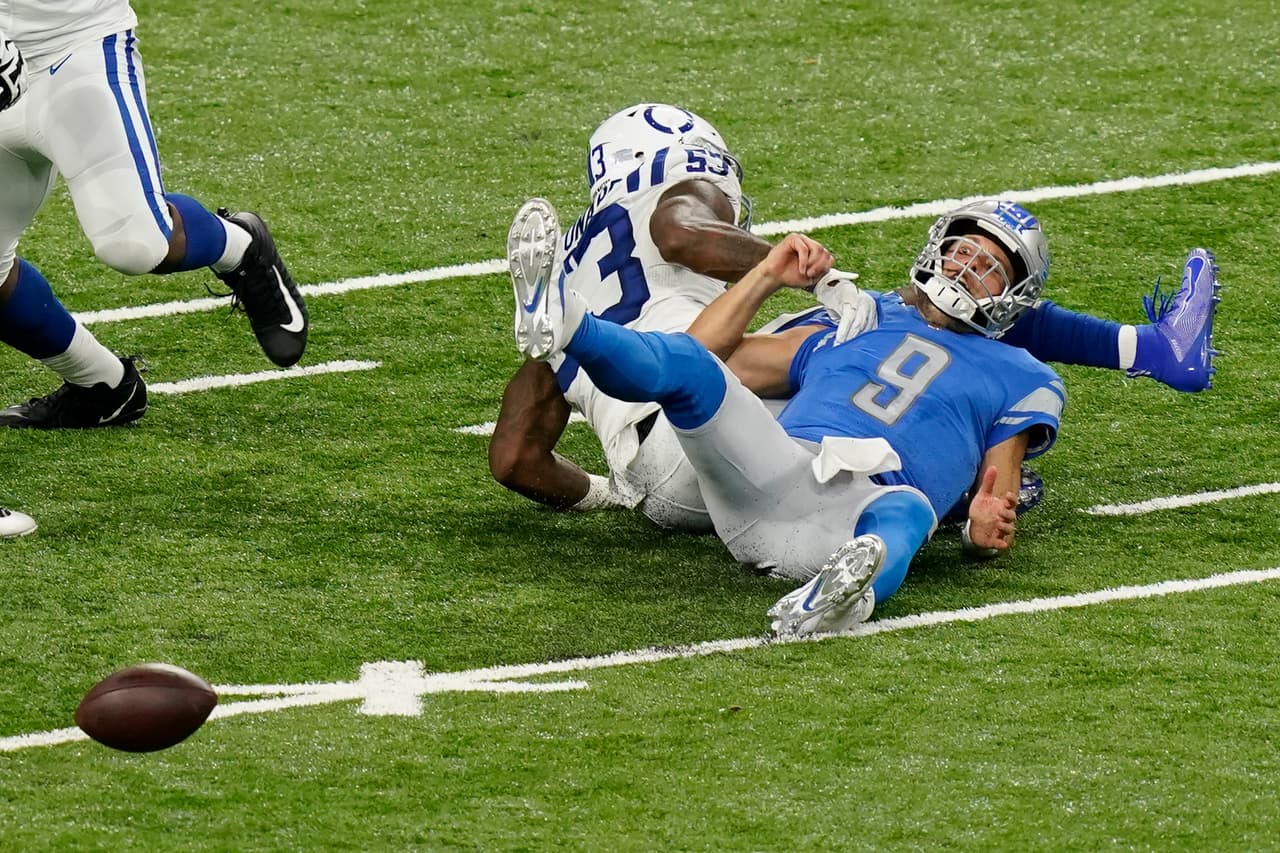 La defensa de los Colts domina a los Lions y los de Indianapolis vencen 41- 21.