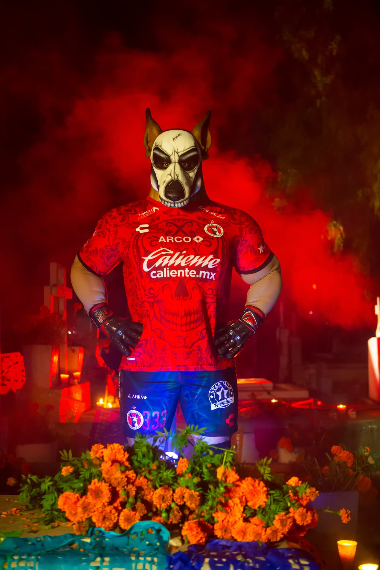 Los Xolos fieles a sus colores.