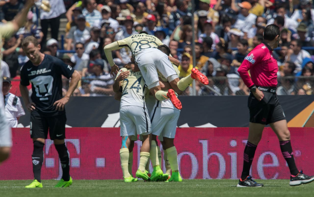 Un gol contra el eterno rival se festeja en grande.