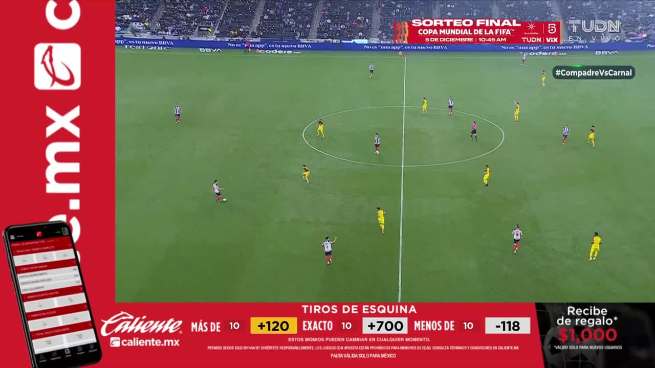 Monterrey vs. América: horario y dónde ver el partido de ida de Cuartos de Final de Liguilla