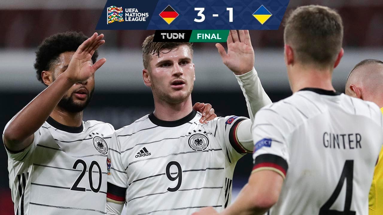 Timo Werner brilla en triunfo de Alemania ante Ucrania