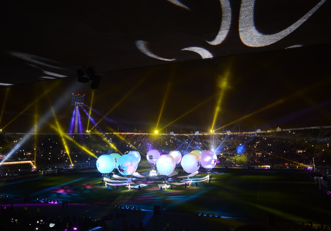 El Estadio Nacional estuvo a reventar