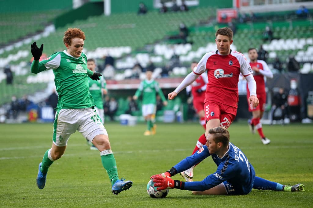 Los goles no llegaron al cotejo entre Werder Bremen y Friburgo; llegaron a 23 y 31 puntos, respectivamente.