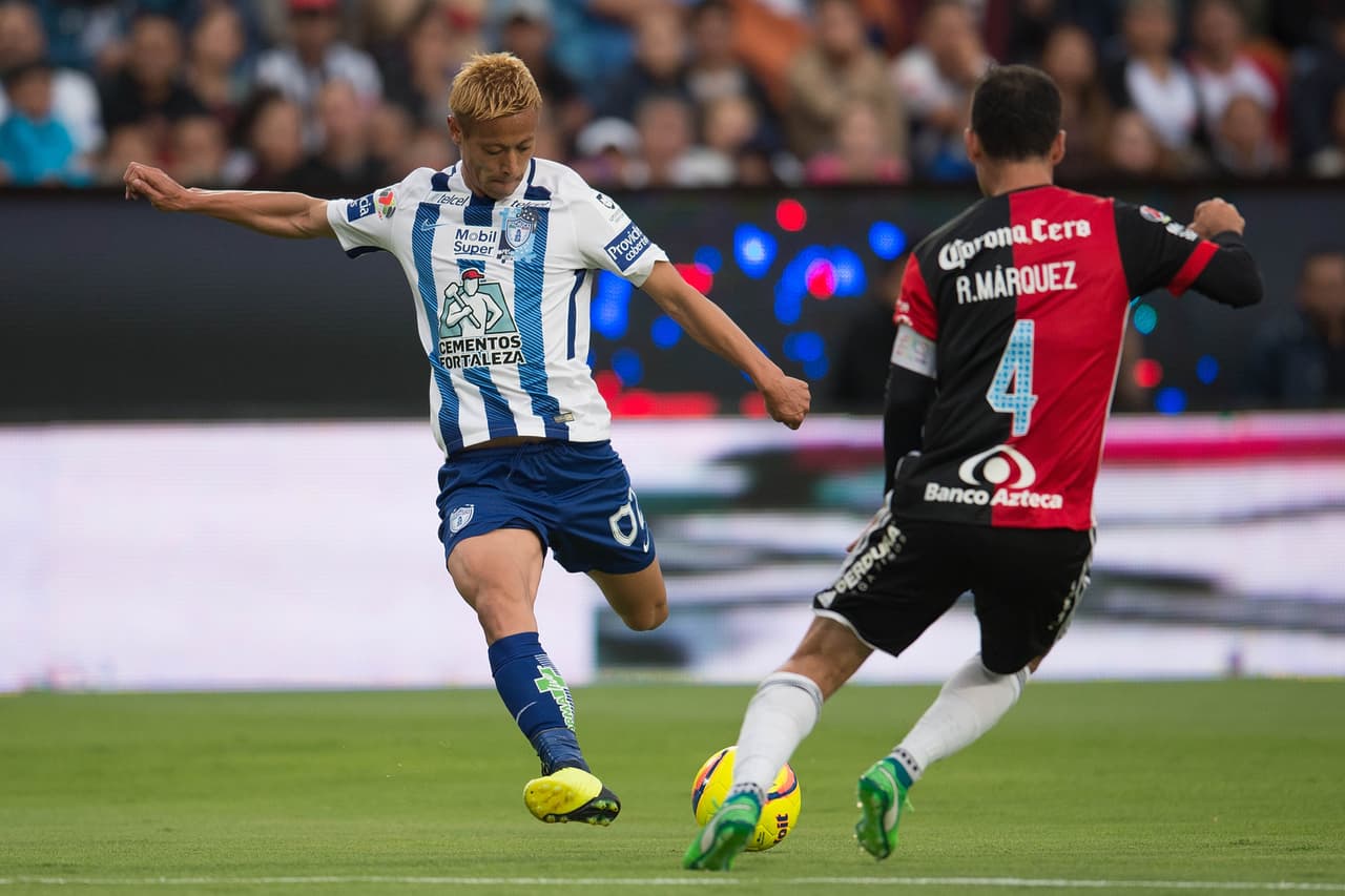 El último duelo entre Honda y Márquez, los dos jugadores más importantes de Pachuca y Atlas, respectivamente.