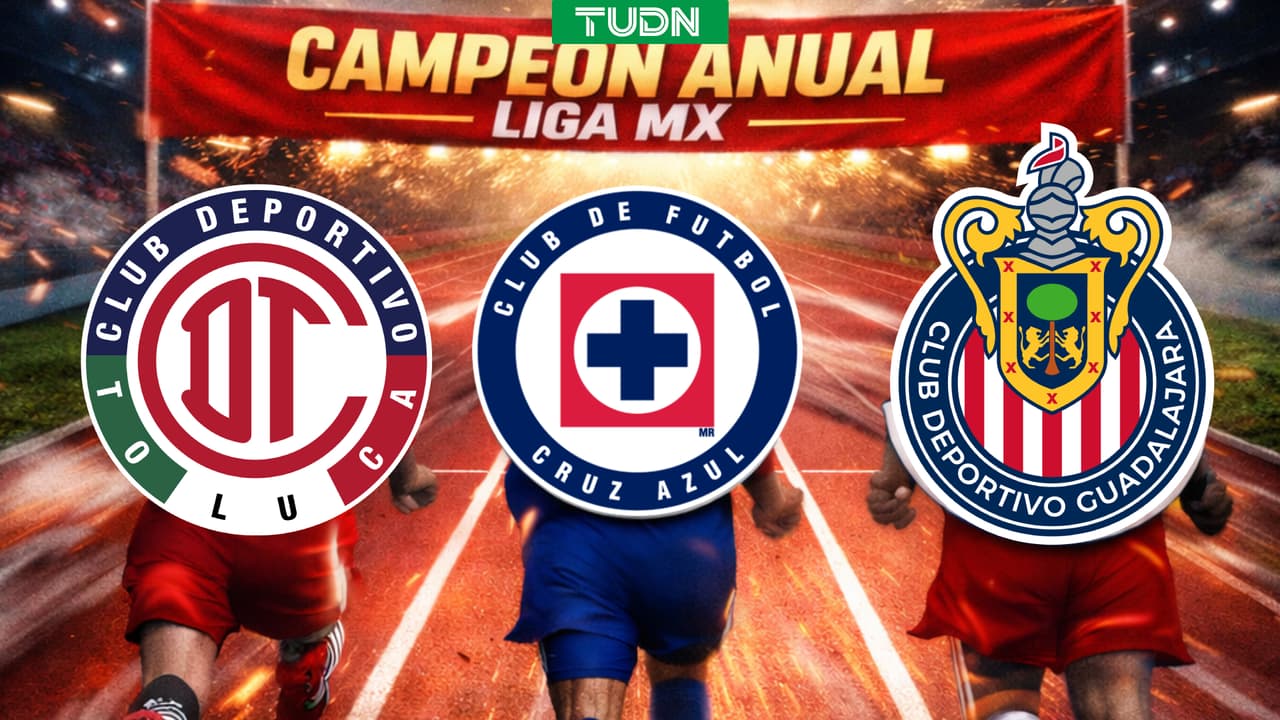 La lucha está que arde entre Toluca, Cruz Azul y Chivas por el 'campeonato' anual