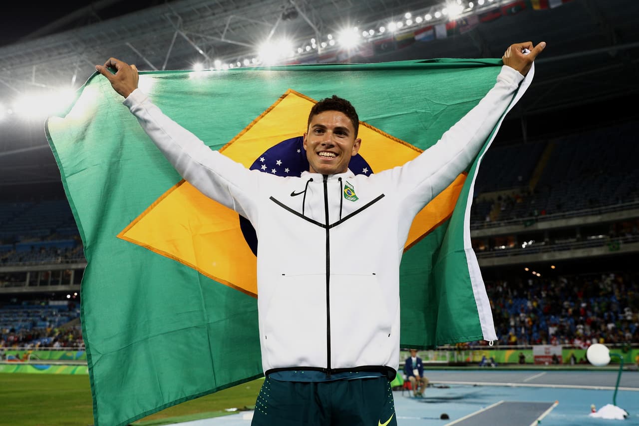 Thiago Braz da Silva consiguió el segundo oro de los anfitriones