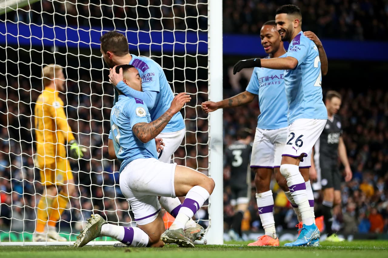 Manchester City 3-1 Leicester City | Llegan a 39 y 38 puntos, respectivamente y ocupan el segundo y tercer sitio de la tabla general.
