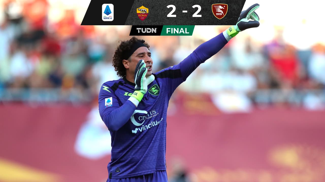 ¿Error de Guillermo Ochoa? Salernitana ve frustrada su victoria ante Roma