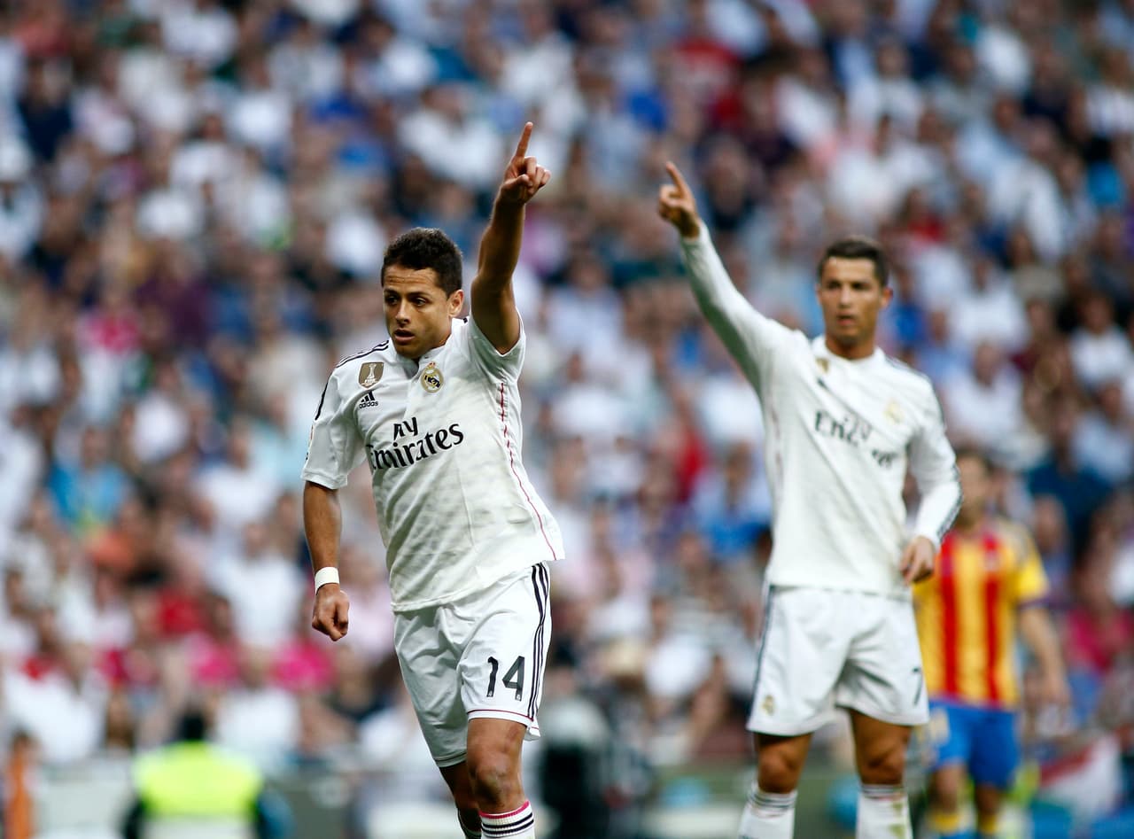 Javier Hernández - El Chicharito se sumó al Madrid de Ancelotti a préstamo desde el Manchester United en el 2014. Consiguió nueve goles, nueve asistencias y el Mundial de Clubes.