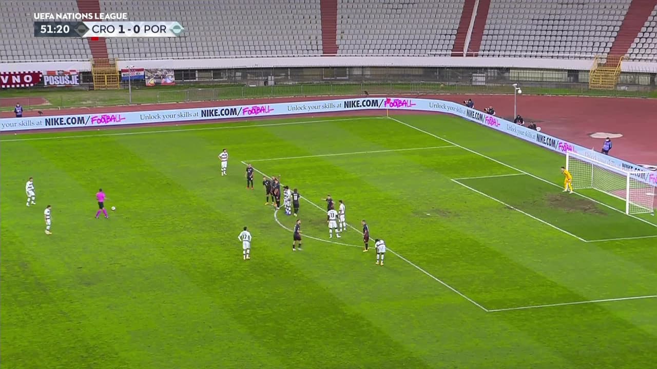 Portugal ya lo empató... Días puso el 1-1 ante Croacia