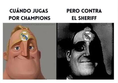 Los memes salen de su cueva luego de que el Real Madrid perdiera 1-2 en casa frente a un humilde Sheriff Tiraspol.
