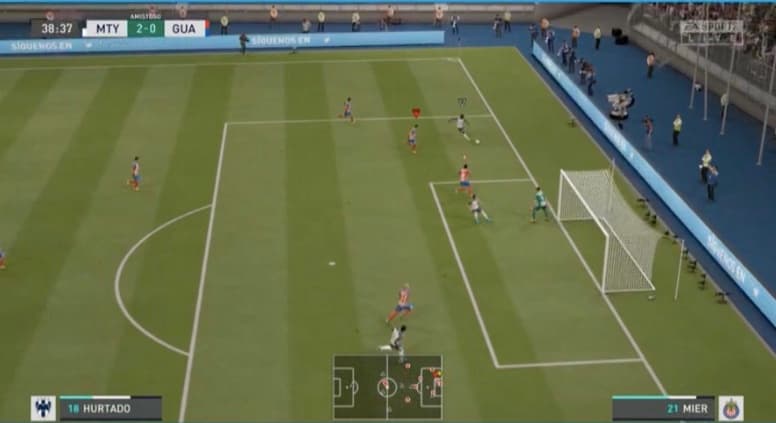 Gudiño logra despertar en el segundo tiempo y consigue sacar el empate ente los Rayados de Luis Cárdenas.