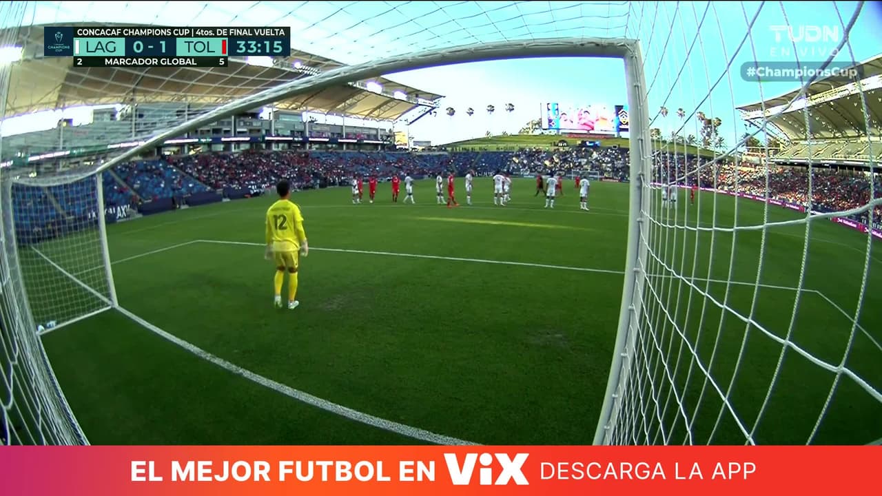 ¡Gooool... pero anulado por fuera de lugar para Toluca, Gallardo estaba adelantado!