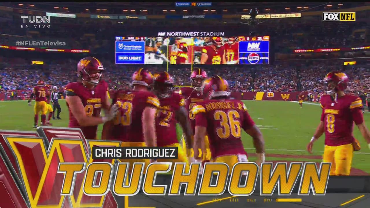 ¡Washington muestra señales de vida! TD de Chris Rodríguez