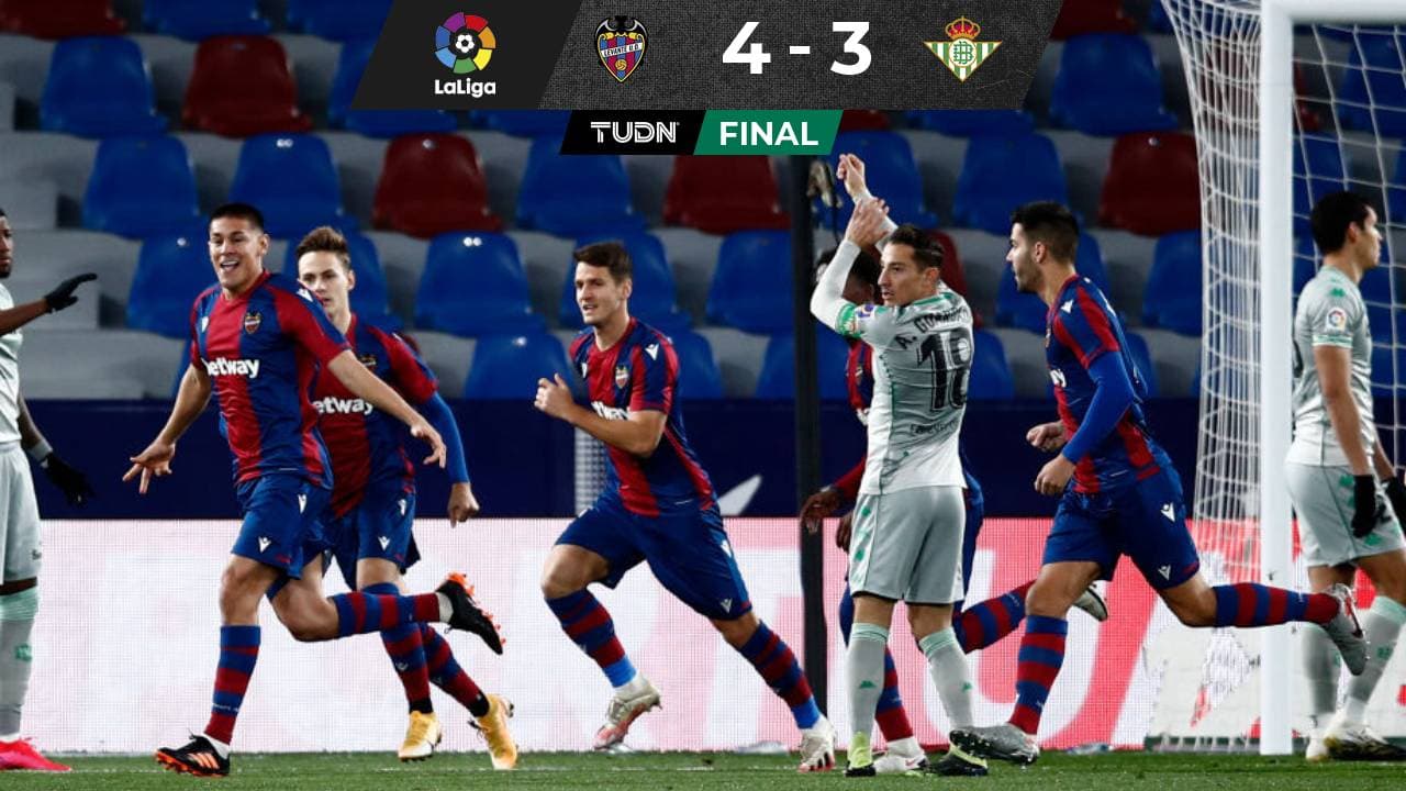 Guardado y Lainez participan en la derrota del Betis