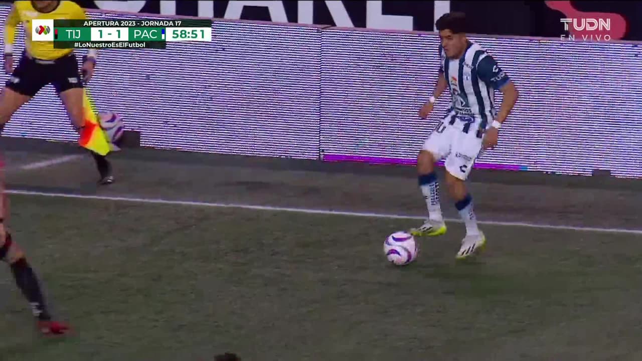 ¡GOL!  anota para Pachuca. Érick Sánchez