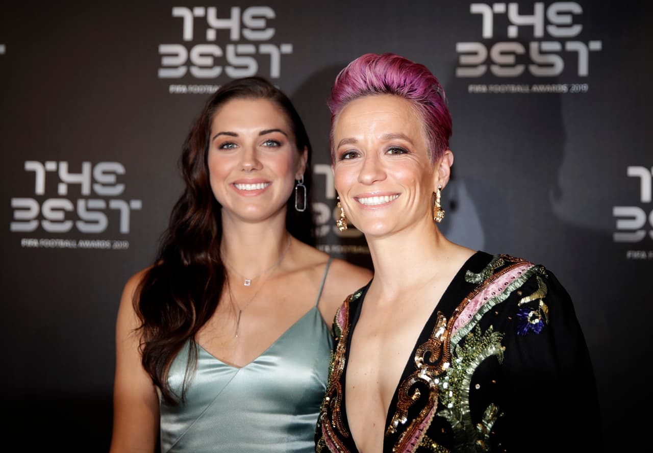 Megan Rapinoe y Alex Morgan