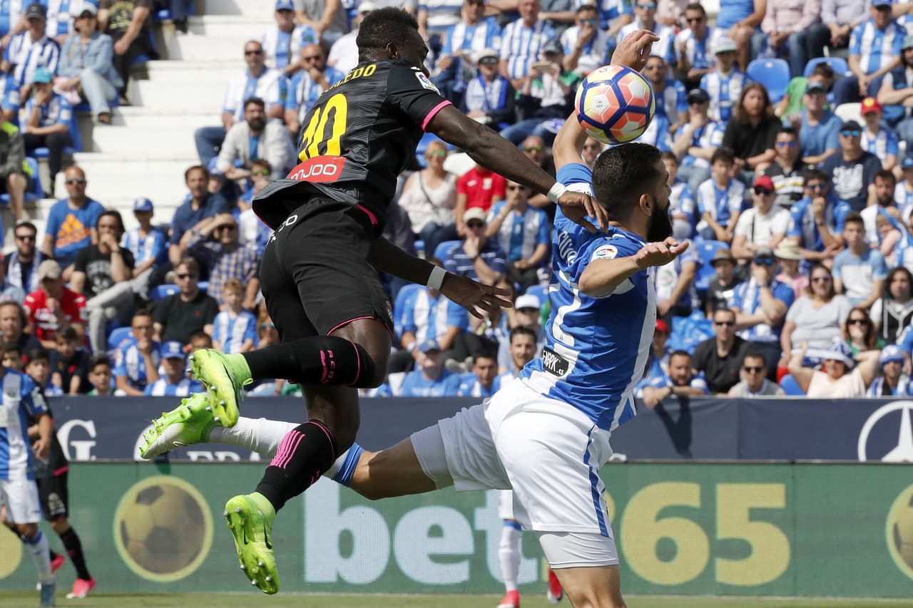 Felipe Caicedo (Espanyol) fue uno de los hombres de ataque de la visita, junto a Gerard Moreno, pero fue poco lo que pudo hacer ante Siovas, Mantovani, Adrián Marín y Tito.