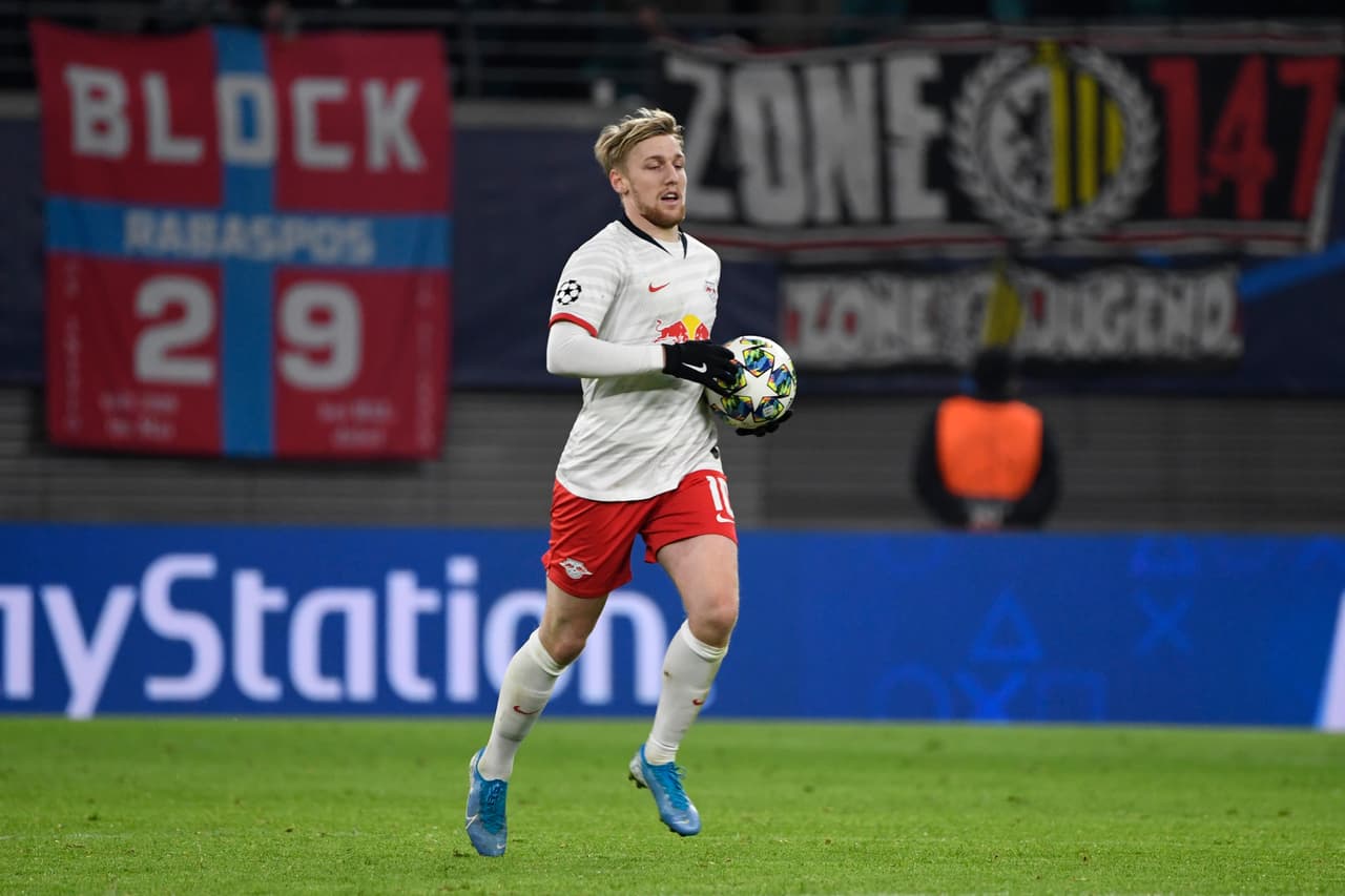 RB Leipzig empata 2-2 con el Benfica; para los visitantes marcaron Pizzi y Vinícius, Forsberg hizo doblete al final del partido para rescatar el empate.