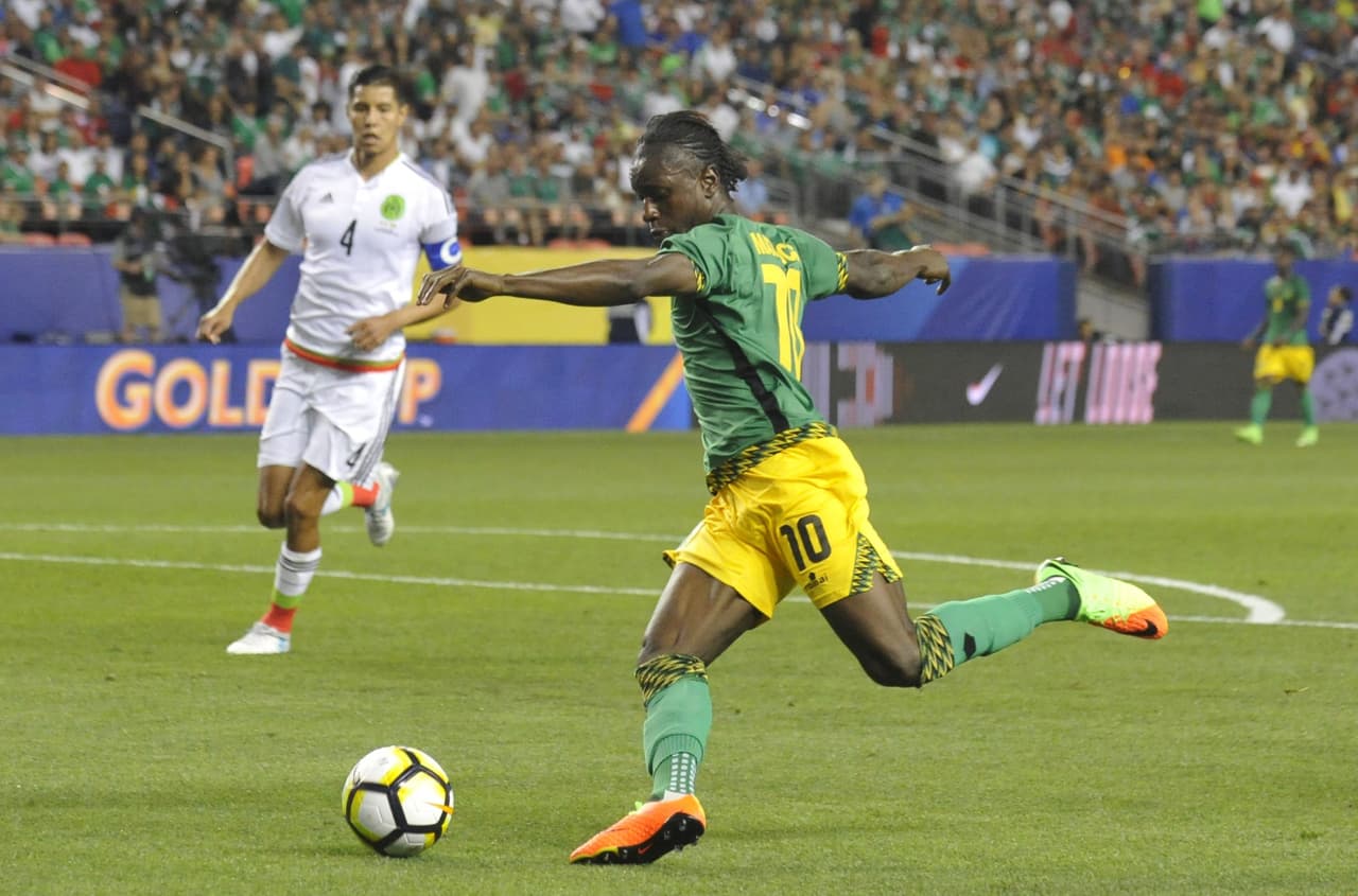 Jamaica forward Darren Mattocks caused many, many problems to 'El Tri'.