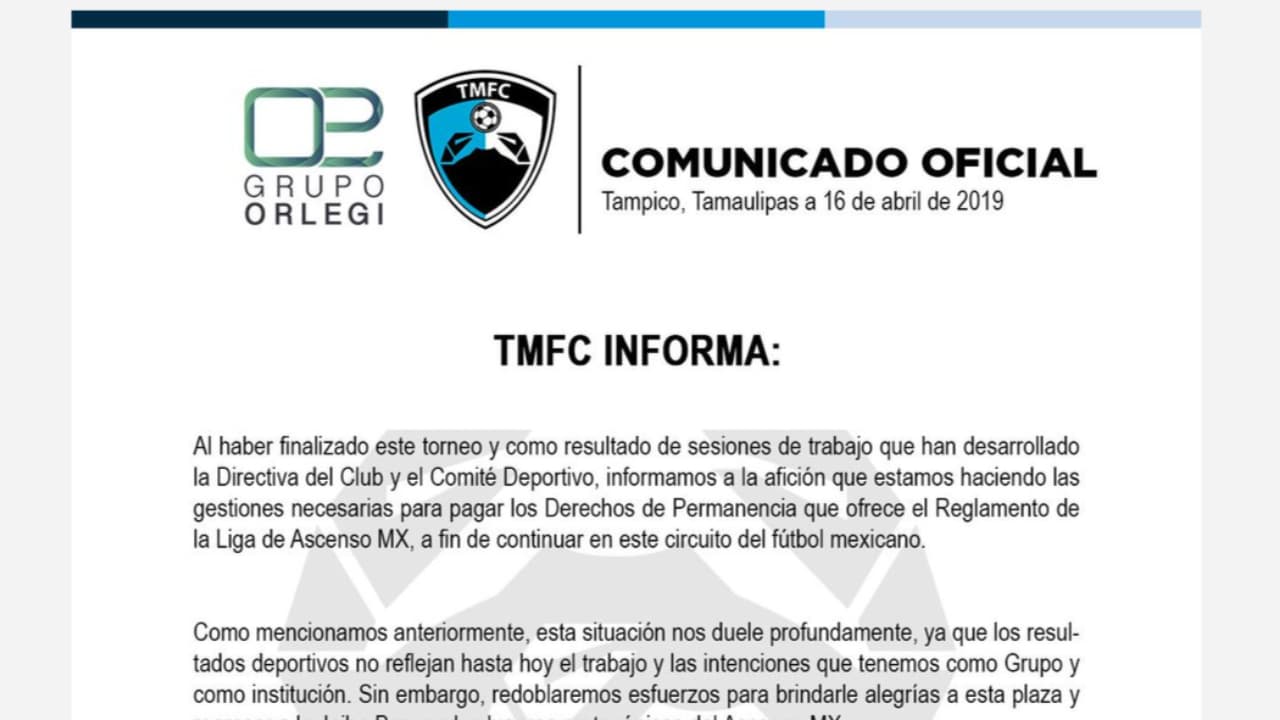 Los tamaulipecos quieren permanecer en la división de plata.