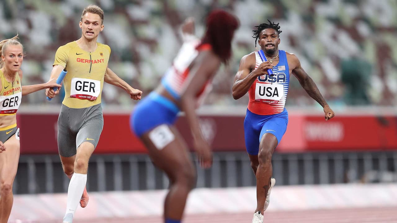 Los relevos mixtos debutan en Tokyo 2020 con sorpresa en Estados Unidos