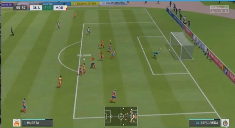 César Huerta le da una cucharada de su propia medicina a Raul Gudiño y con una voltereta se lleva los tres puntos en el cierre de la jornada 12 de la eLiga MX.