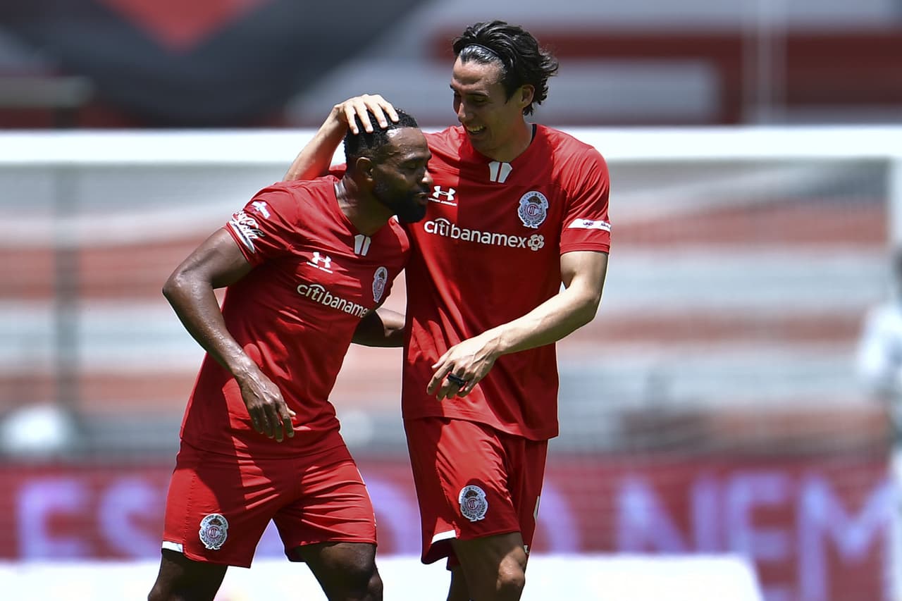 during the game Toluca vs Tigres UANL, corresponding to Day 05 of the Torneo Apertura Guard1anes 2020 of the Liga BBVA MX, at Nemesio Diez Stadium, on August 16, 2020.
<br>
<br> durante el partido Toluca vs Tigres UANL, correspondiente a la Jornada 05 del Torneo Apertura Guard1anes 2020 de la Liga BBVA MX, en el Estadio Nemesio Diez, el 16 de Agosto de 2020.