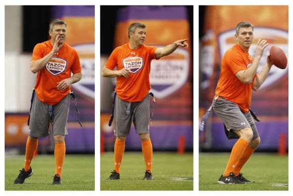 La Conferencia Nacional se impuso a la Conferencia Americana en el Tazón Latino IX y Hristo Stoichkov, para sorpresa de todos, fue reconocido como el MVP del juego, disfruta aquí de las mejores imágenes (Foto: Mario Castillo).