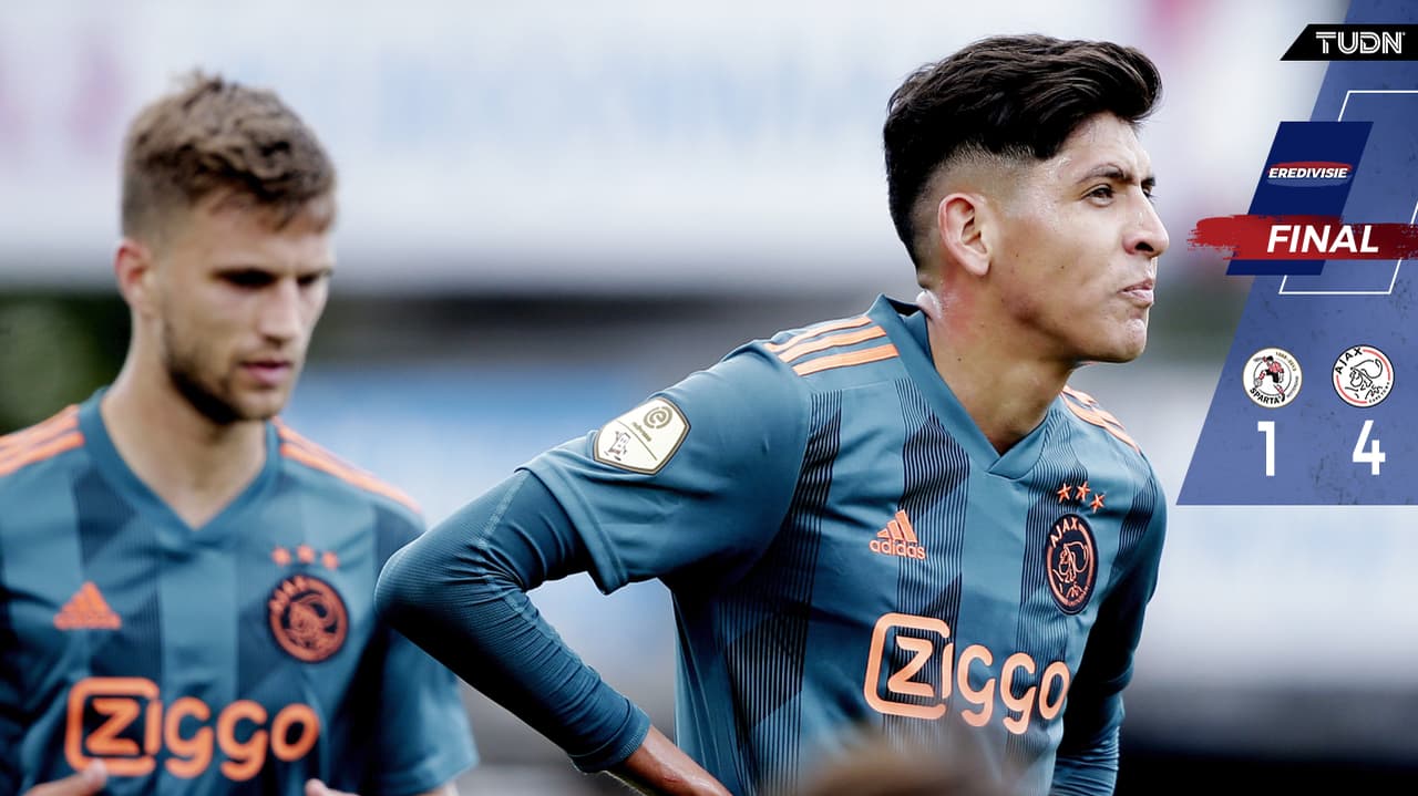 Ajax golea al Sparta con Edson Álvarez todo el partido