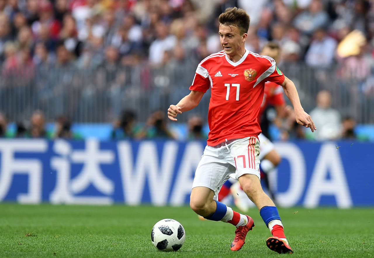 <b>4. Aleksandr Golovin (22 años / Rusia) - </b>Un gol ante Arabia Saudí.