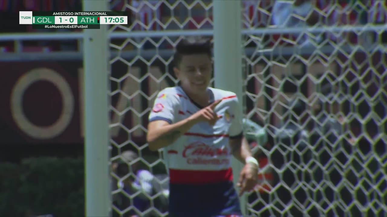 ¡Suena el mariachi! Chivas abre el marcador con el 1-0 sobre Athletic