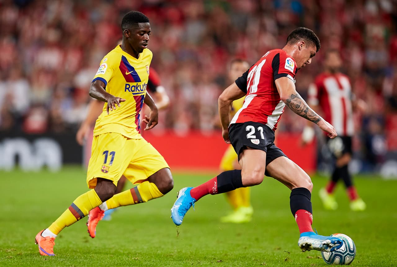 El partido estaba nivelado con ligero dominio en posesión de balón para los culés, pero el empate continuaba al comenzar la segunda parte.
