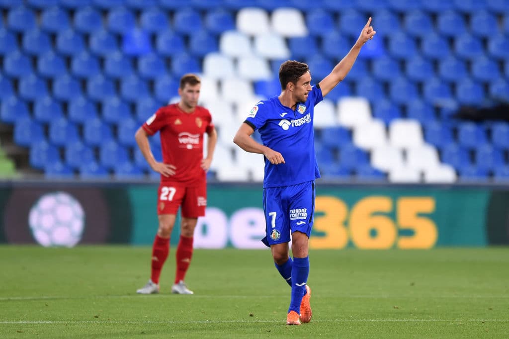 Getafe ganó por la mínima a Osasuna con gol de Jaime Mata.
