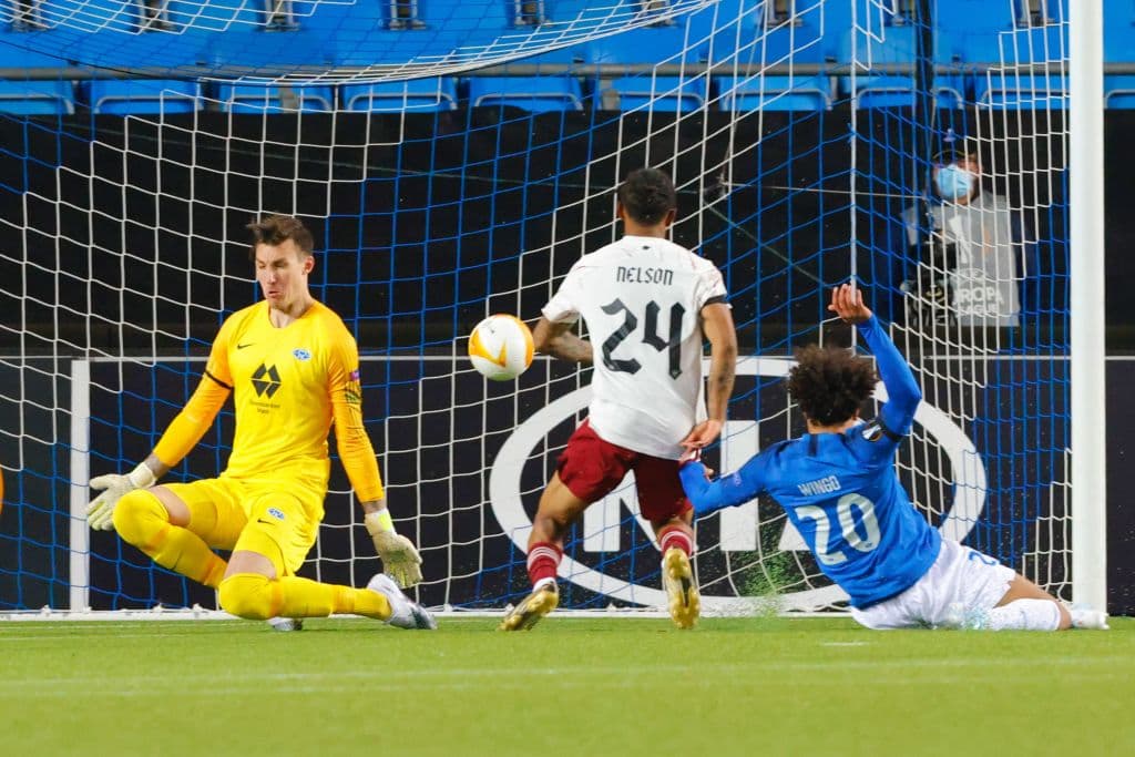 Arsenal goleó de visita al Molde con tantos de Pépé (50’), Nelson (55’) y Balogun (83’). El cuadro inglés lidera el Grupo B con 12 unidades.