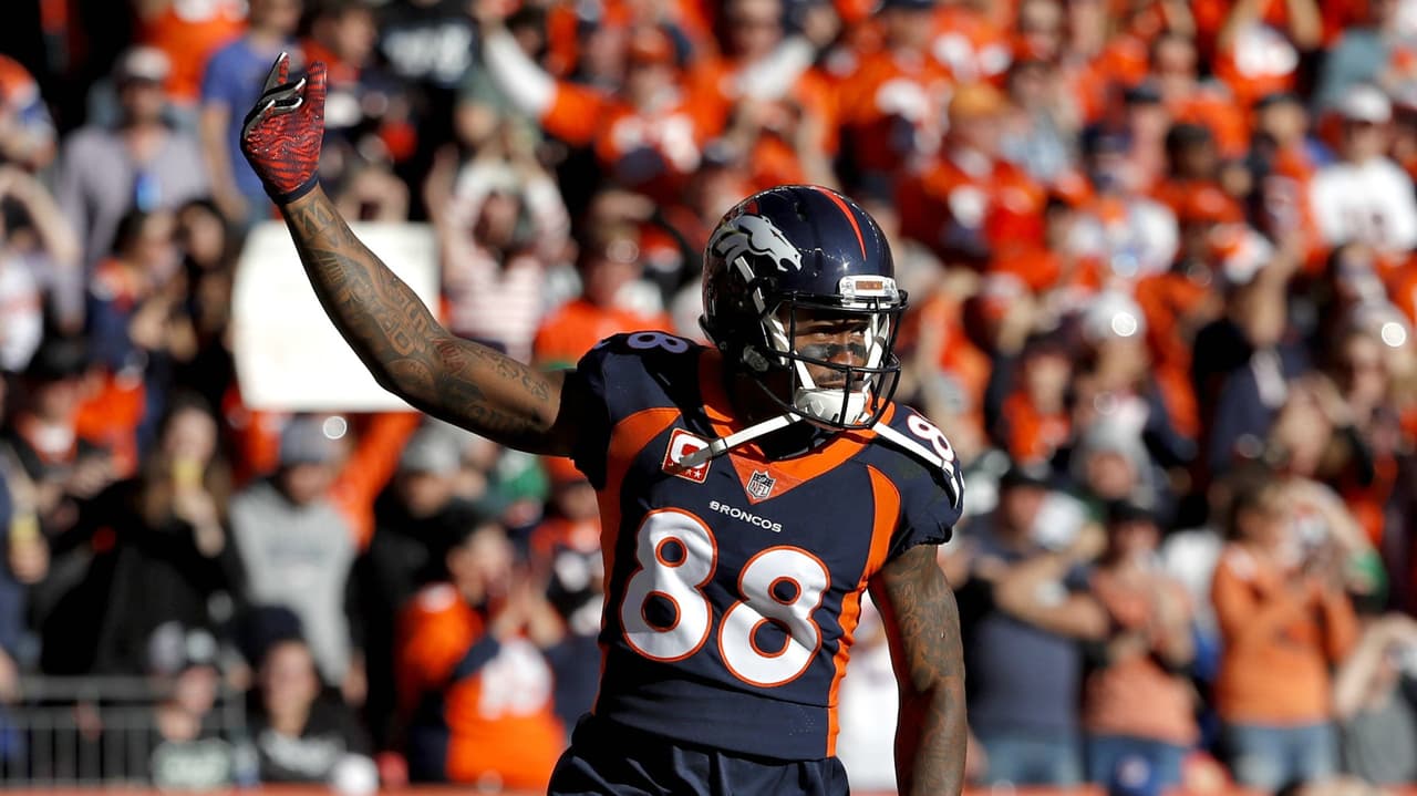 Demaryius Thomas atrapó ocho pases, uno de ellos para anotación.