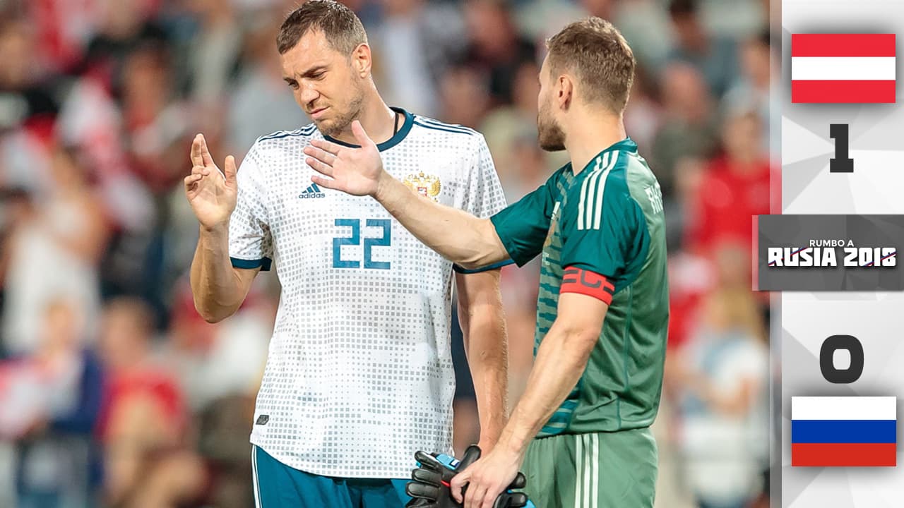 El anfitrión no levanta; Rusia perdió ante Austria en amistoso