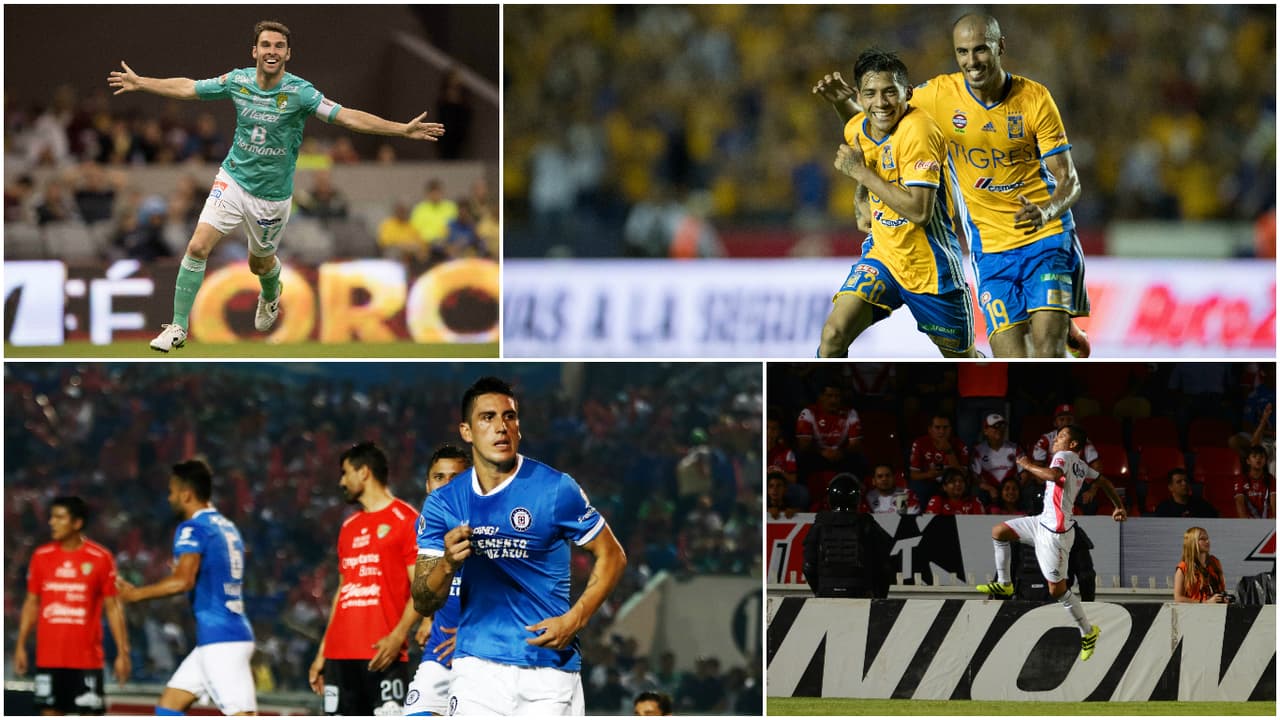A la mitad del Torneo, Tigres se mantiene invicto y ya es líder tras su victoria ante Puebla. Cruz Azul recuperó el paso al vencer a Jaguares y Morelia, de la mano de Ruidíaz, derrotó a Veracruz para colocarse tercero. Mauro Boselli hizo dos goles exquisitos con León que le costaron el puesto a Ignacio Ambriz. Te dejamos lo mejor del fin de semana.