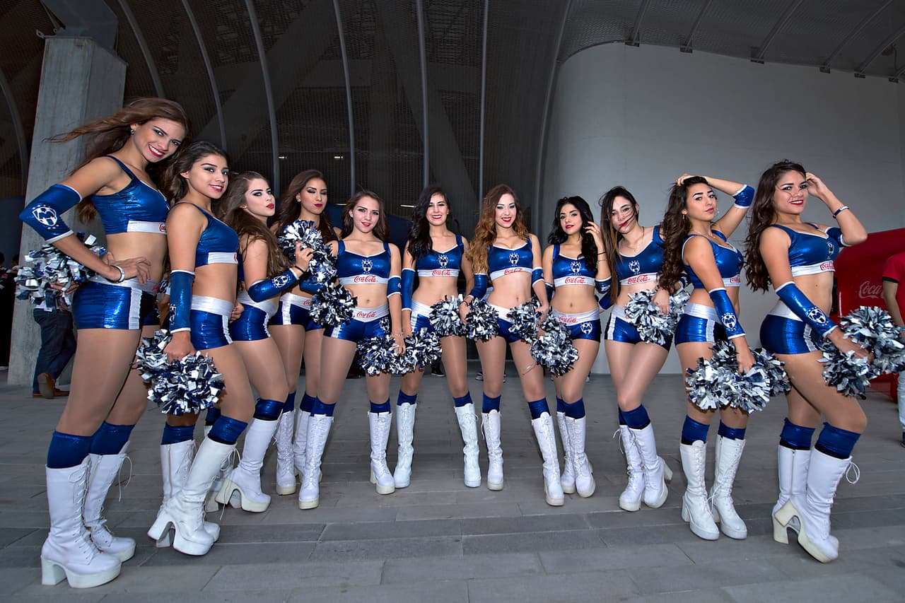 La belleza se hizo presente en la final entre Monterrey y Pachuca